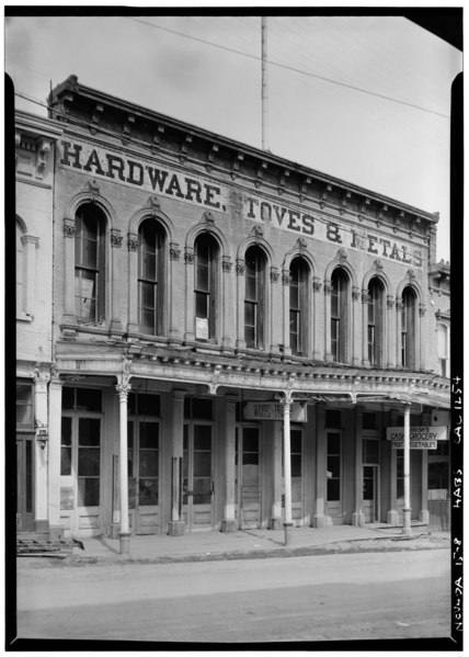 Historic American Buildings Survey Photo by Robert W. Kerrigan March 1937 - Hardware and General Store, C Street, Virginia City, Storey County, NV